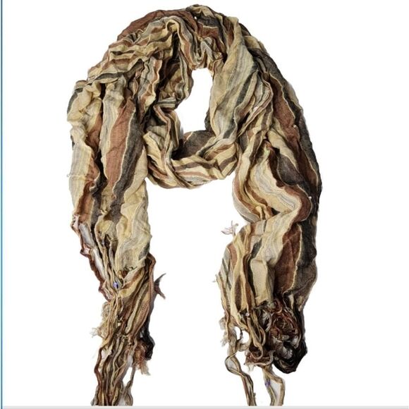 Cejon 18" x 72" 100% Viscose Multicolor Scarf - Picture 1 of 8